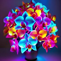 Neon Flowers 092