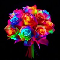 Neon Flowers 057