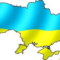 FlagMap of Ukraine