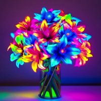 Neon Flowers 013