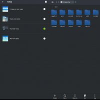 es dark theme v2.0.7(67)blue.folders.icon.mod