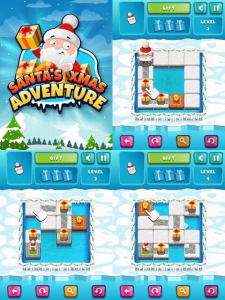 Santas Xmas Adventure 240x320 k800