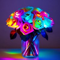 Neon Flowers 056