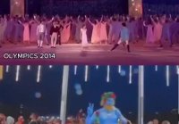 Смотрите сравнение церемоний в Сочи и Париже