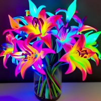 Neon Flowers 059