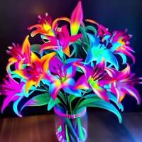 Neon Flowers 060