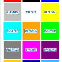 HTML code color 1-001