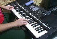 Yamaha psr s775 Горько плакала ива (cover)