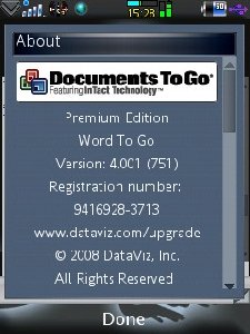 Documents To Go 4.001 RUS full