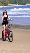 Интересный у нее велосипед