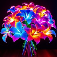 Neon Flowers 029