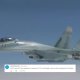 Перехват Су-27 истребителя НАТО F-15 - Комментарии иностранце