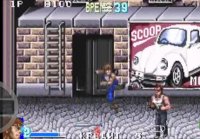 Double Dragon Advance. Spin Kick on City Slum