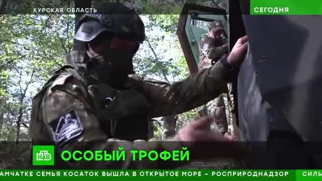 Российские военные поставили на ход трофейный турецкий БТР