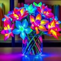 Neon Flowers 016