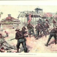 H. C. Christy - Capture of San Juan Blockhouse, July 2 (1898