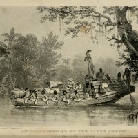 An island passage of the river amazon smyth 1836