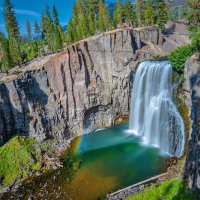 Rainbow Falls Mammoth Lakes