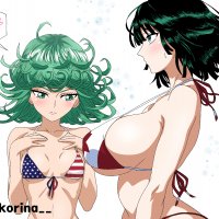 tatsumaki and fubuki one punch man drawn by kokorina s