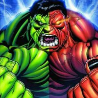 Power fists by Green Hulk & Red Hulk