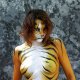 body painting tiger