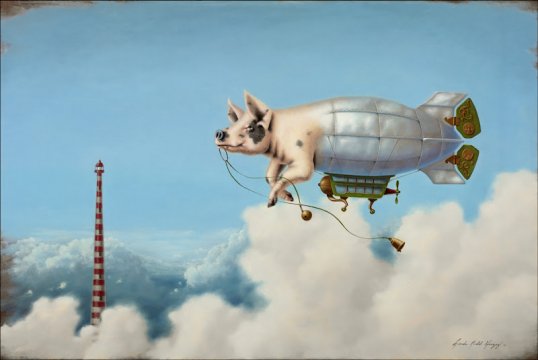 Pig Blimp by LindaRHerzog (1)