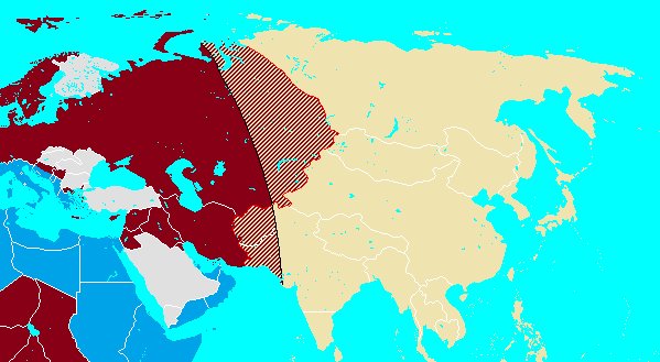 Planned partition of Asia