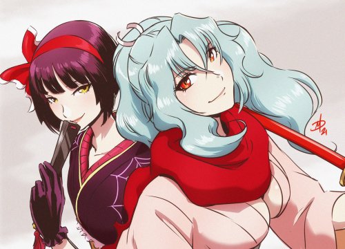 Tomoe and Mio