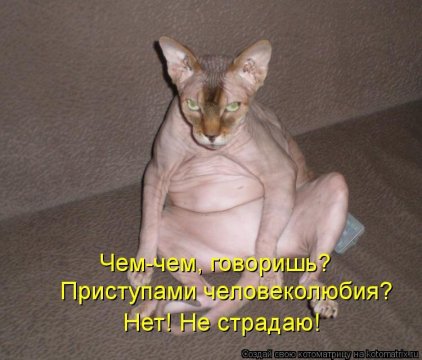 Не страдаю!