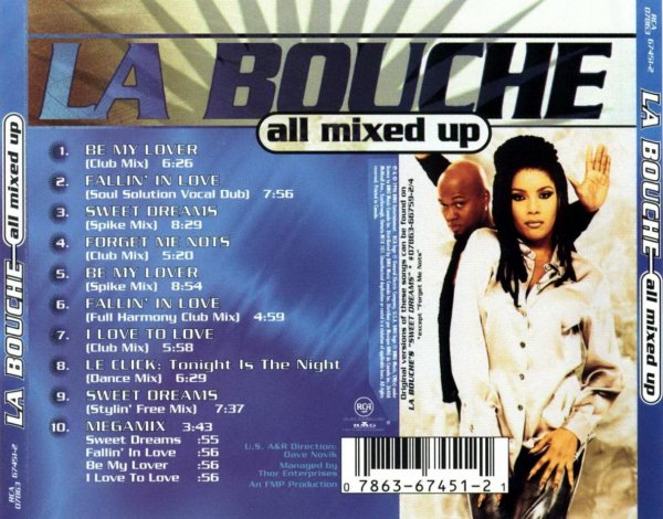 La Bouche - All Mixed Up (CD) (back)