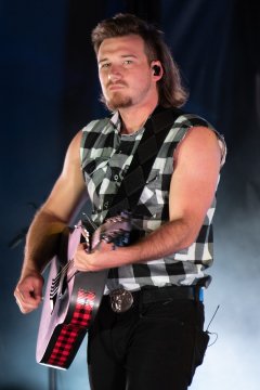 Morgan Wallen performing at Freedom Fest 2019