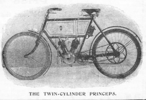 Princeps V-Twin Motorcycle 1902