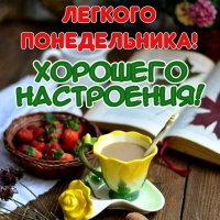 Лёгкого понедельника!