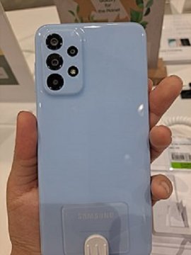 Back of the Samsung Galaxy A23