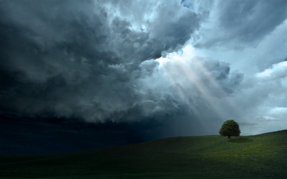 Sunlight-landscape-dark-sky-storm-atmosphere-thunder-cloud-w