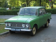 Moskvich green front