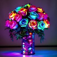 Neon Flowers 037