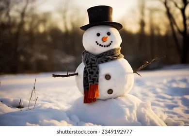 Snowman-carrot-nose-hat-scarf-260nw-2349192977