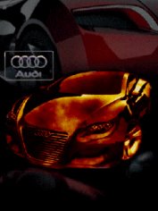 Audi car gold