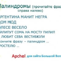 Палиндромы. (3)