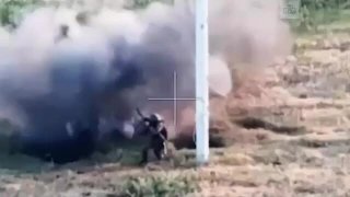 Российский боец увернулся от семи дронов-камикадзе ВСУ
