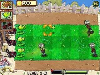 Plants vs Zombies Samsung 240x400 TS