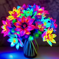 Neon Flowers 027