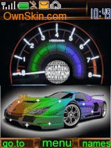 Neon car спидометр