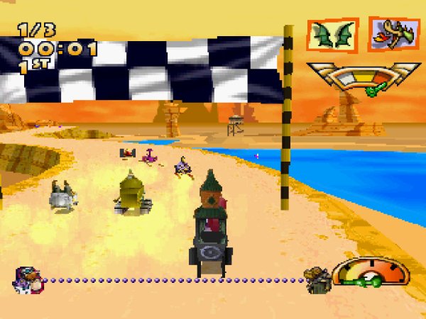 Wacky Races PSX (SLES 024.68) Том Архива 1