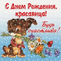 С Днём Рождения красавица !