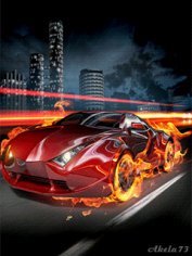 Fire car