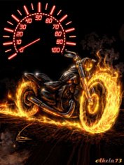 Moto fire chost rider спидометр