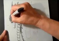 How I Draw a 3D Loch Ness Monster