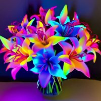 Neon,Flowers 058